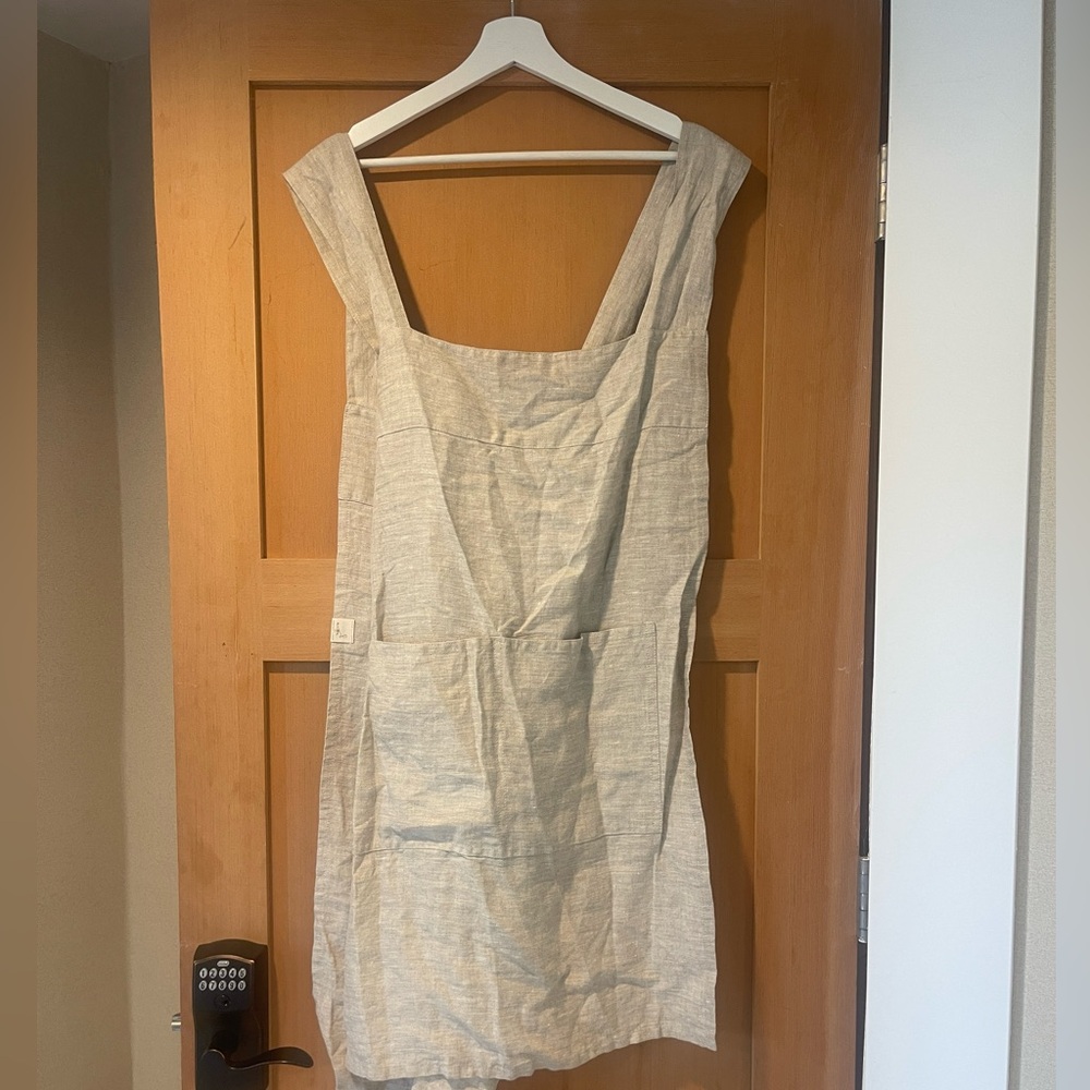 100% Linen Apron NWOT - by Not Perfect Linen - One Size